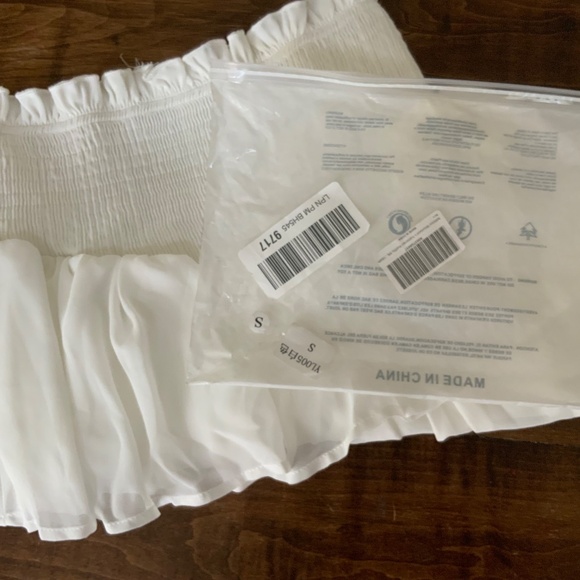 MiiVoo Women's High Waist Ruffle Flowy Mini Skirts Stretchy Waist - Picture 3 of 3